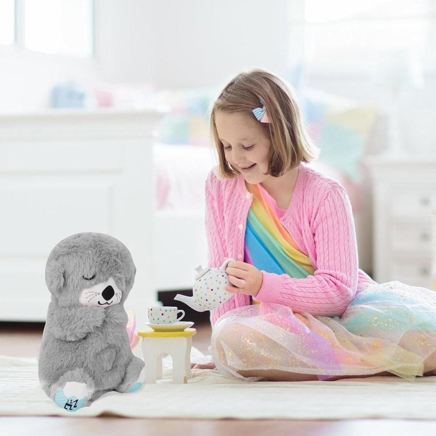 Breathing Teddy Bear with Soothing Music for BETTER SLEEP